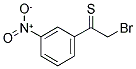 2-BROMO-1-(3-NITROPHENYL)ETHANETHIONE Struktur