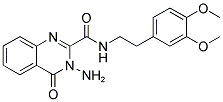 3-AMINO-N-(3,4-DIMETHOXYPHENETHYL)-4-OXO-3,4-DIHYDROQUINAZOLINE-2-CARBOXAMIDE Struktur