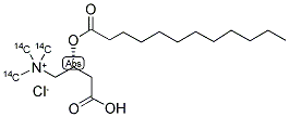 LAUROYL CARNITINE CHLORIDE, L-, [CARNITINE(METHYL-14C)] Struktur