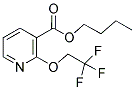 BUTYL 2-(2,2,2-TRIFLUOROETHOXY)NICOTINATE Struktur