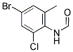 4-BROMO-2-CHLORO-6-METHYLPHENYLFORMAMIDE Struktur