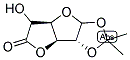 1,2-O-ISOPROPYLIDENE-6-GLUCUROLACTONE Struktur