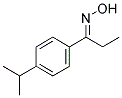 1-(4-ISOPROPYL-PHENYL)-PROPAN-1-ONE OXIME Struktur