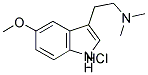 N,N-DIMETHYL-5-METHOXYTRYPTAMINE HCL Struktur