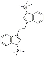 1,2-BIS[1-(TRIMETHYLSILYL)-1H-INDEN-3-YL]ETHANE Struktur