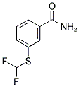 3-(DIFLUOROMETHYLTHIO)BENZAMIDE Struktur