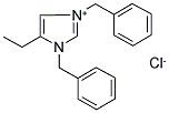 1,3-DIBENZYL-5-ETHYL-1H-IMIDAZOL-3-IUM CHLORIDE Struktur