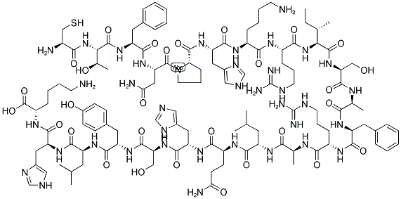 CDK4, C-TERMINAL (277-297) BLOCKING PEPTIDE, HUMAN Struktur