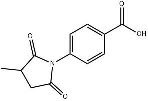 4-(3-METHYL-2,5-DIOXO-PYRROLIDIN-1-YL)-BENZOIC ACID Struktur