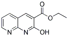 2-HYDROXY-[1,8]NAPHTHYRIDINE-3-CARBOXYLIC ACID ETHYL ESTER Struktur