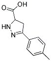 3-(4-METHYLPHENYL)-4,5-DIHYDRO-1H-PYRAZOLE-5-CARBOXYLIC ACID Struktur