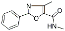 N,4-DIMETHYL-2-PHENYL-1,3-OXAZOLE-5-CARBOXAMIDE Struktur