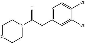 2-(3,4-DICHLOROPHENYL)-1-MORPHOLINO-1-ETHANONE Struktur