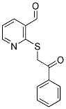 2-[(2-OXO-2-PHENYLETHYL)SULFANYL]NICOTINALDEHYDE Struktur