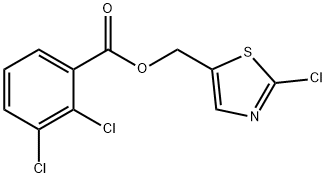 (2-CHLORO-1,3-THIAZOL-5-YL)METHYL 2,3-DICHLOROBENZENECARBOXYLATE Struktur