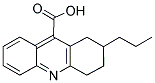 2-PROPYL-1,2,3,4-TETRAHYDRO-ACRIDINE-9-CARBOXYLIC ACID Struktur