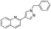 2-[1-BENZYL-(1H)-PYRAZOL-4-YL]QUINOLINE Struktur