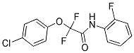 2-(4-CHLOROPHENOXY)-2,2-DIFLUORO-N-(2-FLUOROPHENYL)ACETAMIDE Struktur