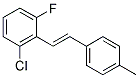 1-CHLORO-3-FLUORO-2-(4-METHYLSTYRYL)BENZENE Struktur