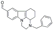 3-BENZYL-2,3,3A,4,5,6-HEXAHYDRO-1H-PYRAZINO[3,2,1-JK]CARBAZOLE-8-CARBALDEHYDE Struktur