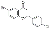 6-BROMO-4'-CHLOROFLAVONE Struktur