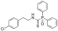 N-(4-CHLOROPHENETHYL)(OXO)DIPHENYLPHOSPHORANECARBOTHIOAMIDE Struktur