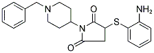 3-[(2-AMINOPHENYL)THIO]-1-(1-BENZYLPIPERIDIN-4-YL)DIHYDRO-1H-PYRROLE-2,5-DIONE Struktur