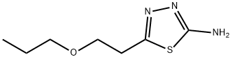 5-(2-PROPOXY-ETHYL)-[1,3,4]THIADIAZOL-2-YLAMINE Struktur