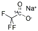 TRIFLUOROACETIC ACID SODIUM SALT, [1-14C] Struktur