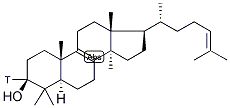 LANOSTEROL, [3-3H] Struktur