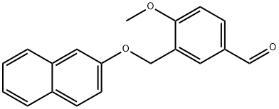 4-METHOXY-3-(NAPHTHALEN-2-YLOXYMETHYL)-BENZALDEHYDE Struktur