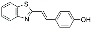 4-[(E)-2-(1,3-BENZOTHIAZOL-2-YL)VINYL]PHENOL Struktur