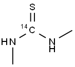 1,3-DIMETHYL-2-THIOUREA, [2-14C] Struktur