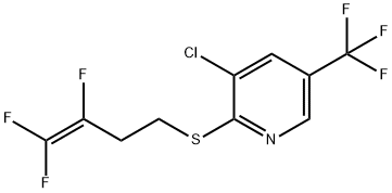 3-CHLORO-2-[(3,4,4-TRIFLUORO-3-BUTENYL)SULFANYL]-5-(TRIFLUOROMETHYL)PYRIDINE Struktur