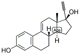 1,3,5(10), 9(11)-ESTRATETRAEN-17-ALPHA-ETHYNYL-3,17-BETA-DIOL Struktur