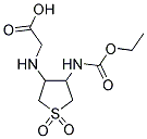 (4-ETHOXYCARBONYLAMINO-1,1-DIOXO-TETRAHYDRO-1LAMBDA6-THIOPHEN-3-YLAMINO)-ACETIC ACID Struktur