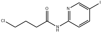 4-CHLORO-N-(5-IODO-2-PYRIDINYL)BUTANAMIDE Struktur