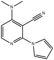 4-(DIMETHYLAMINO)-2-(1H-PYRROL-1-YL)NICOTINONITRILE Struktur