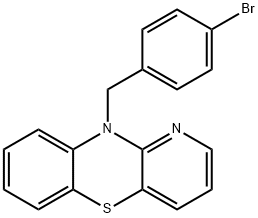 10-(4-BROMOBENZYL)-10H-PYRIDO[3,2-B][1,4]BENZOTHIAZINE Struktur