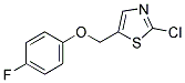 (2-CHLORO-1,3-THIAZOL-5-YL)METHYL 4-FLUOROPHENYL ETHER Struktur
