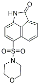 6-(MORPHOLIN-4-YLSULFONYL)BENZO[CD]INDOL-2(1H)-ONE Struktur