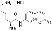 L-LYSINE 4-METHYLCOUMARYL-7-AMIDE HYDROCHLORIDE Struktur