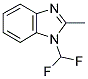 1-(DIFLUOROMETHYL)-2-METHYL-1H-BENZIMIDAZOLE Struktur