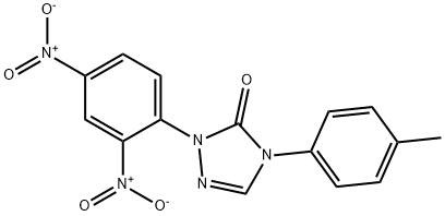 2-(2,4-DINITROPHENYL)-4-(4-METHYLPHENYL)-2,4-DIHYDRO-3H-1,2,4-TRIAZOL-3-ONE Struktur