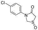 3-(4-CHLOROPHENYL)-1LAMBDA4,3-THIAZOLANE-1,4-DIONE Struktur