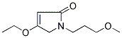 4-ETHOXY-1-(3-METHOXYPROPYL)-1,5-DIHYDRO-2H-PYRROL-2-ONE Struktur