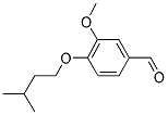 3-METHOXY-4-(3-METHYL-BUTOXY)-BENZALDEHYDE Struktur