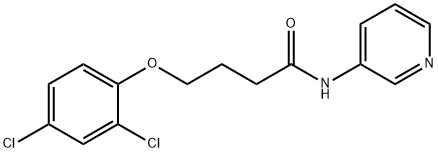 4-(2,4-DICHLOROPHENOXY)-N-PYRIDIN-3-YLBUTANAMIDE Struktur