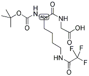 BOC-LYS(TFA)-GLY-OH Struktur