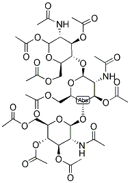 CHITOTRIOSE UNDECAACETATE Struktur